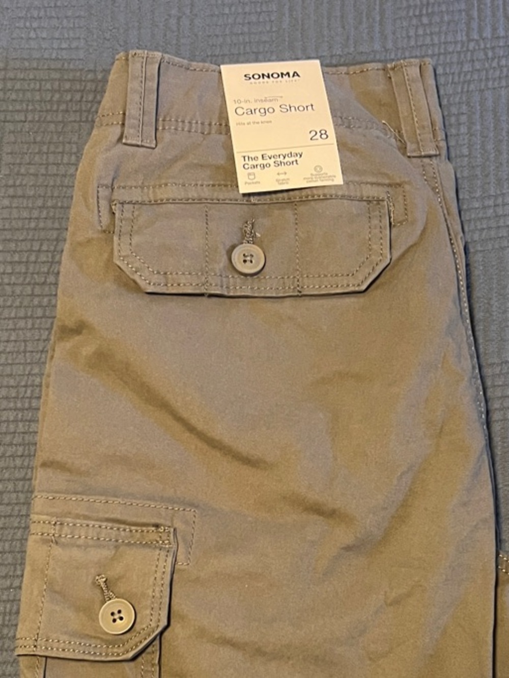 Sonoma Cargo Shorts with Button Flap Pockets